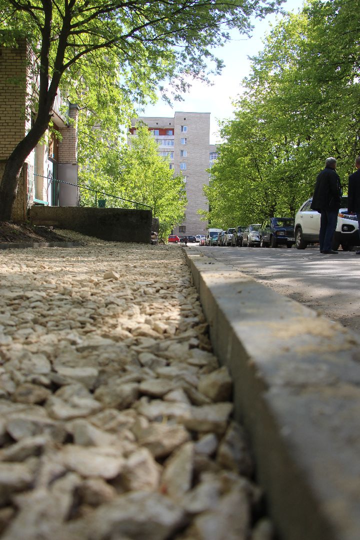 благоустройство, двор, Лесной бульвар, Протвино, пешеходная зона