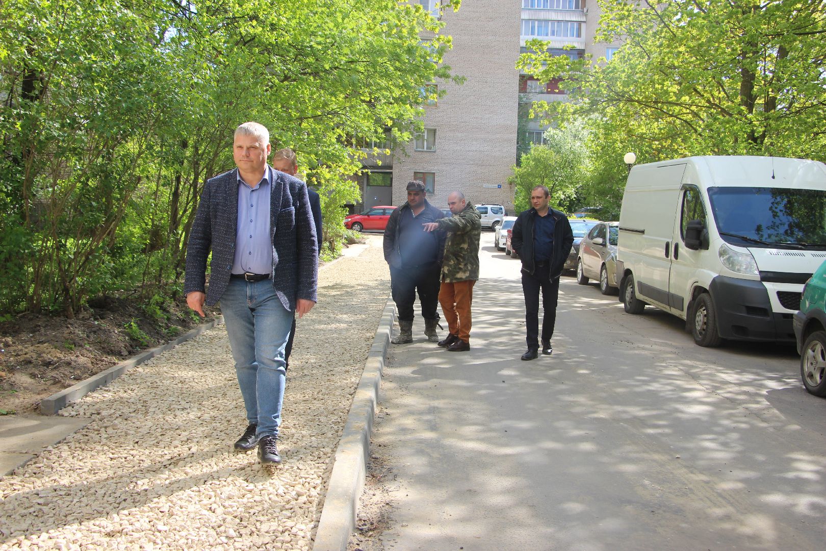 благоустройство, двор, Лесной бульвар, Протвино, пешеходная зона