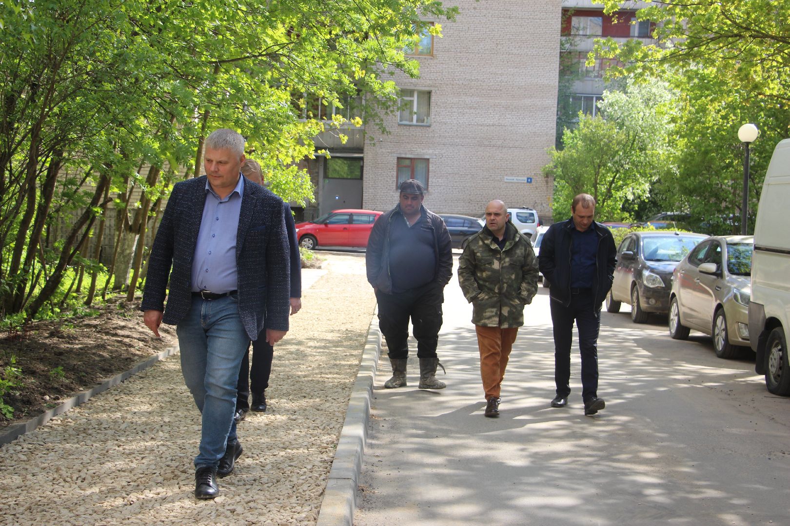 благоустройство, двор, Лесной бульвар, Протвино, пешеходная зона