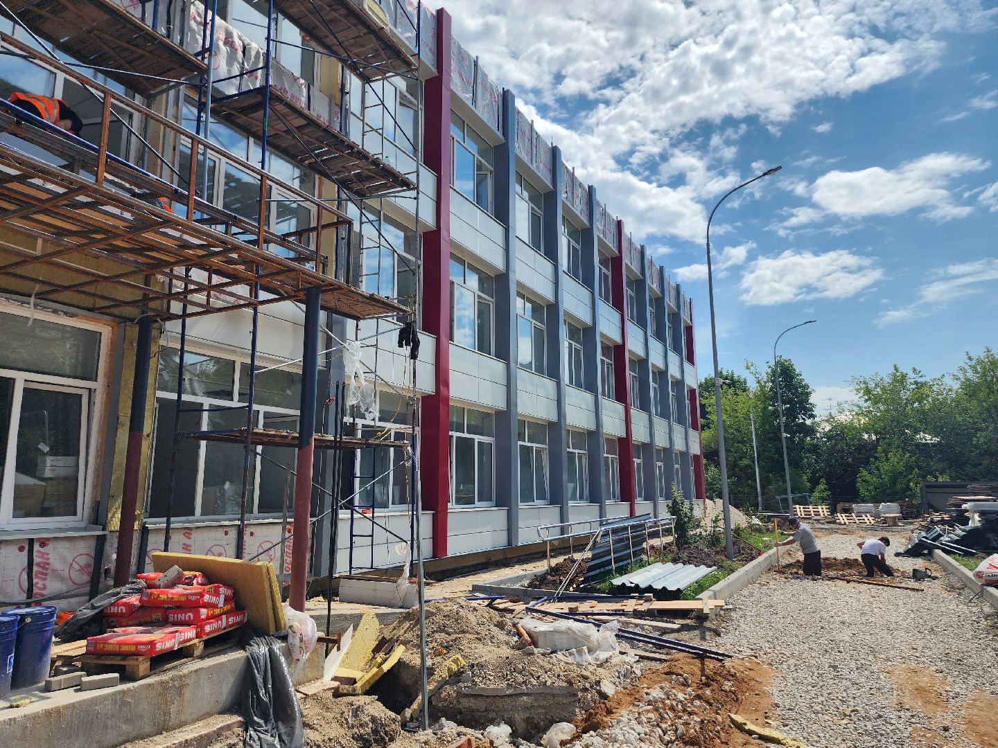 серпухов, школа 17, капитальный ремонт школы, улица джона рида,