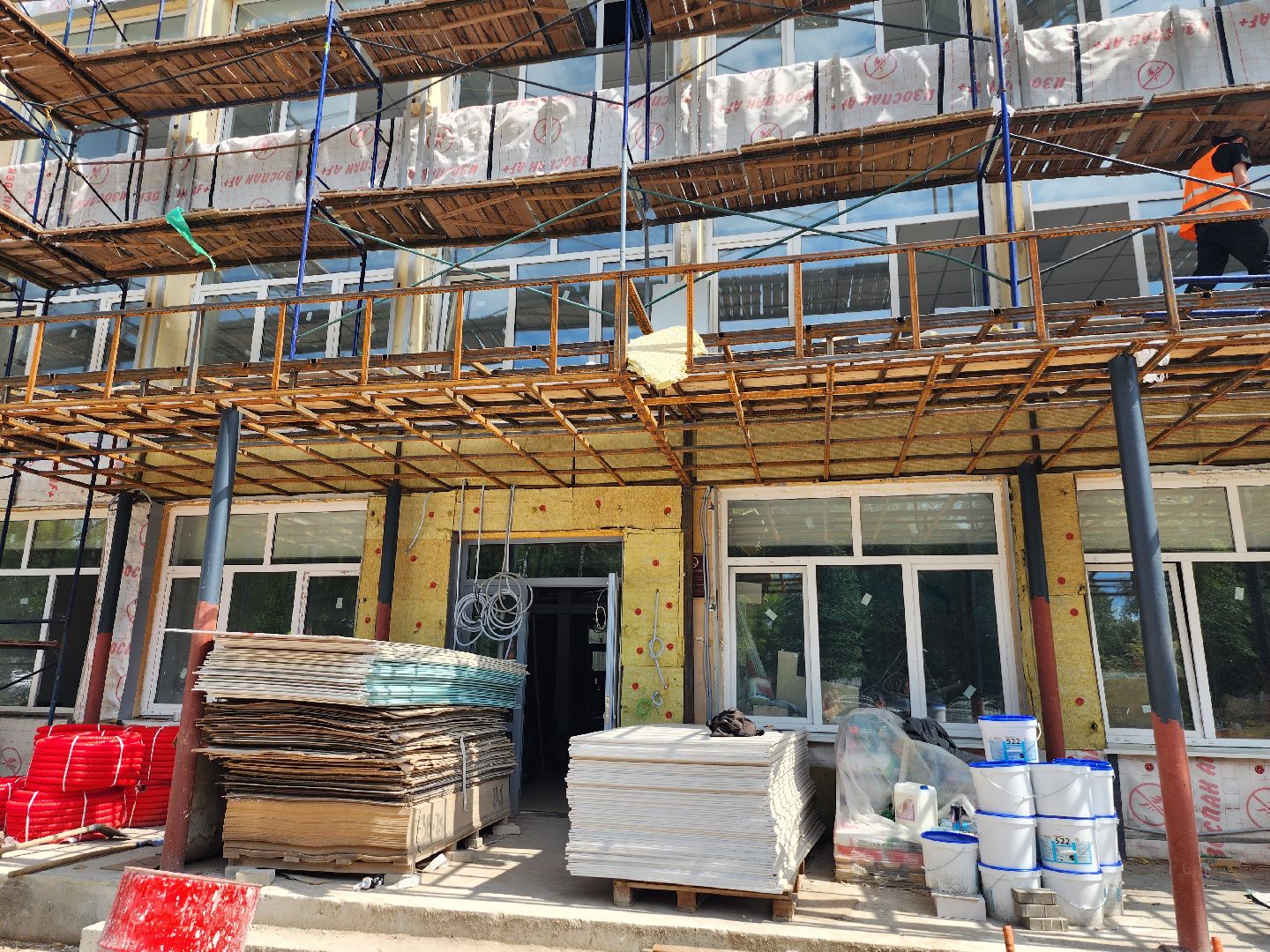 серпухов, школа 17, капитальный ремонт школы, улица джона рида,