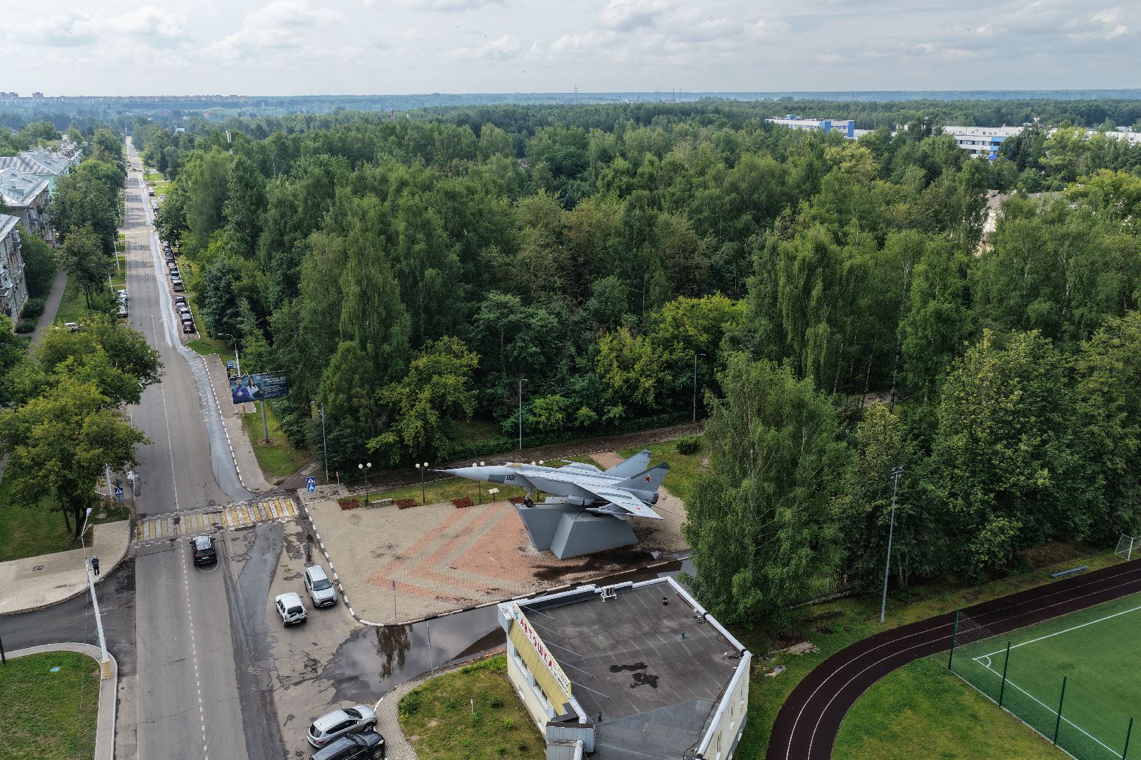 видео с коптера, пешеходная зона дубна, благоустройство центральной улицы дубна,
