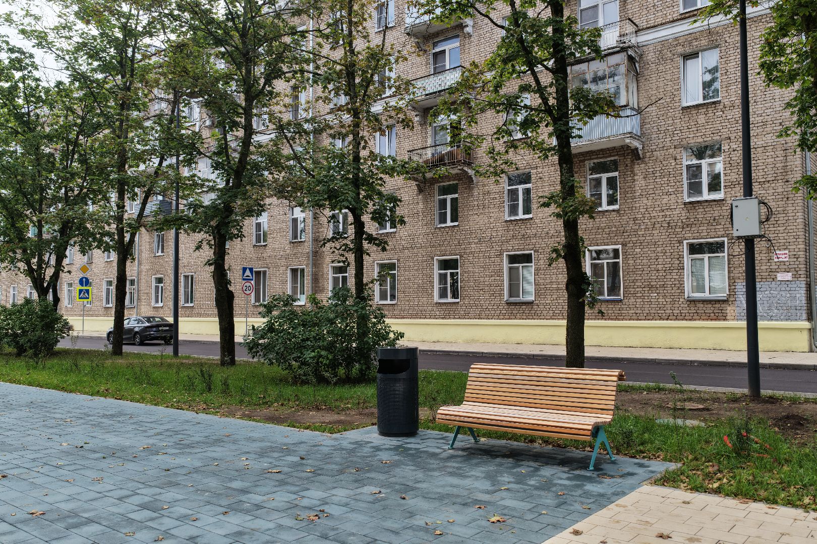 видео с коптера, пешеходная зона дубна, благоустройство центральной улицы дубна,