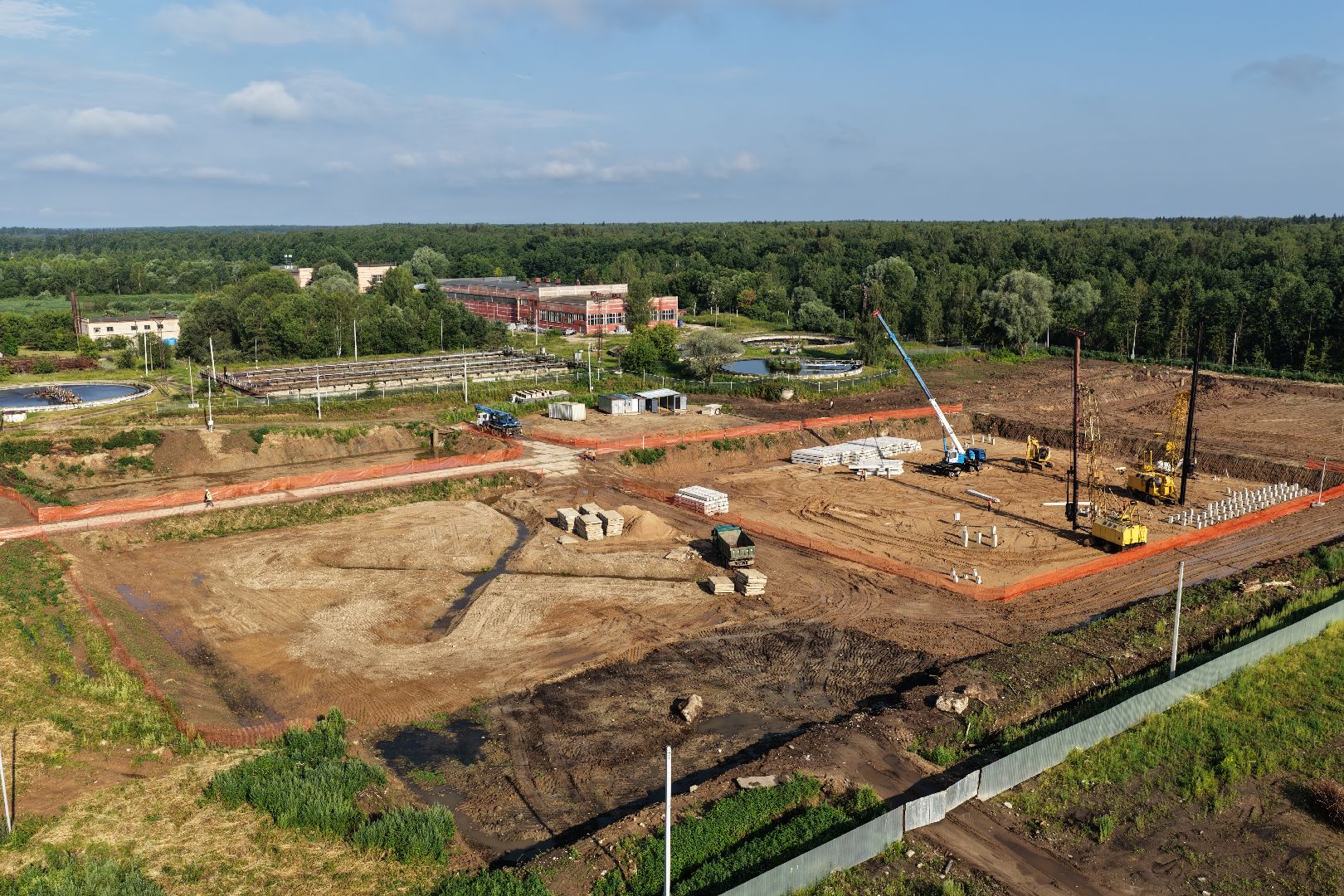 видео с коптера, экология дубна, очистные в дубне,