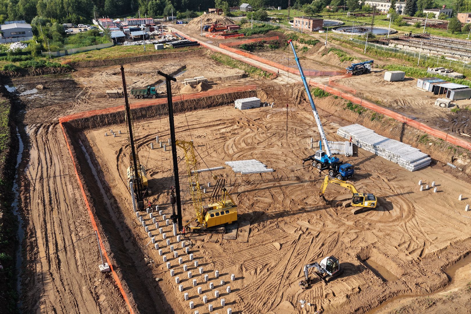 видео с коптера, экология дубна, очистные в дубне,