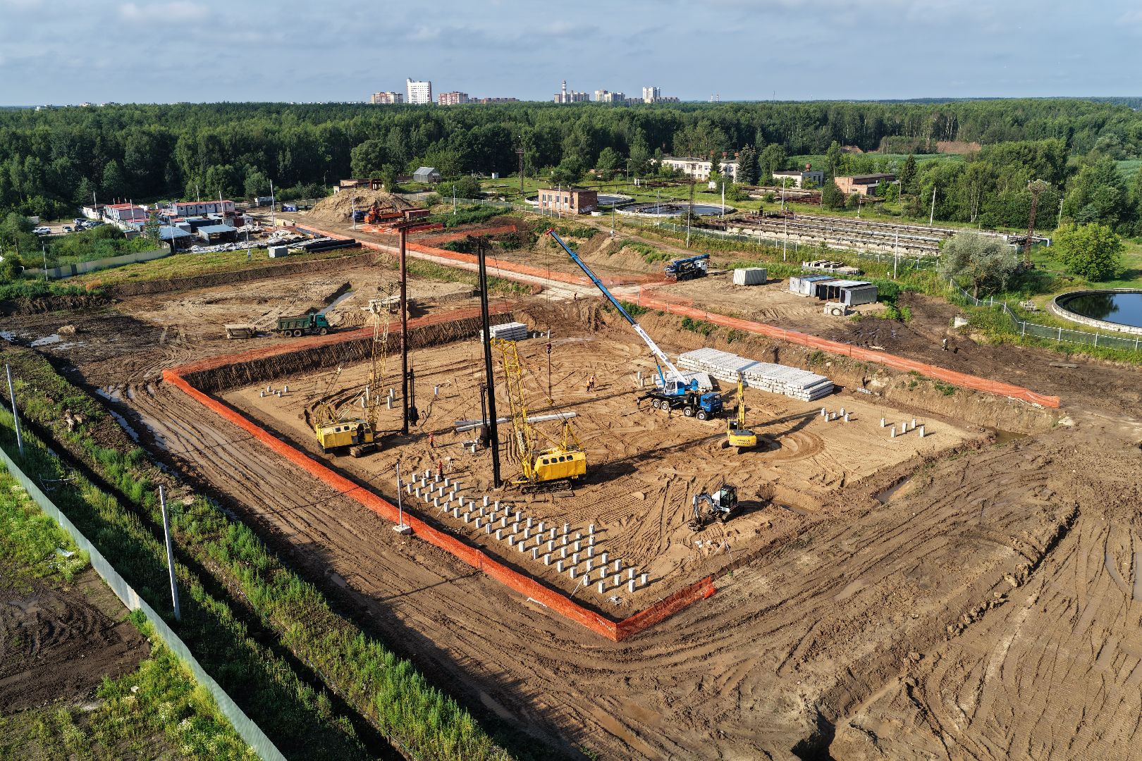 видео с коптера, экология дубна, очистные в дубне,