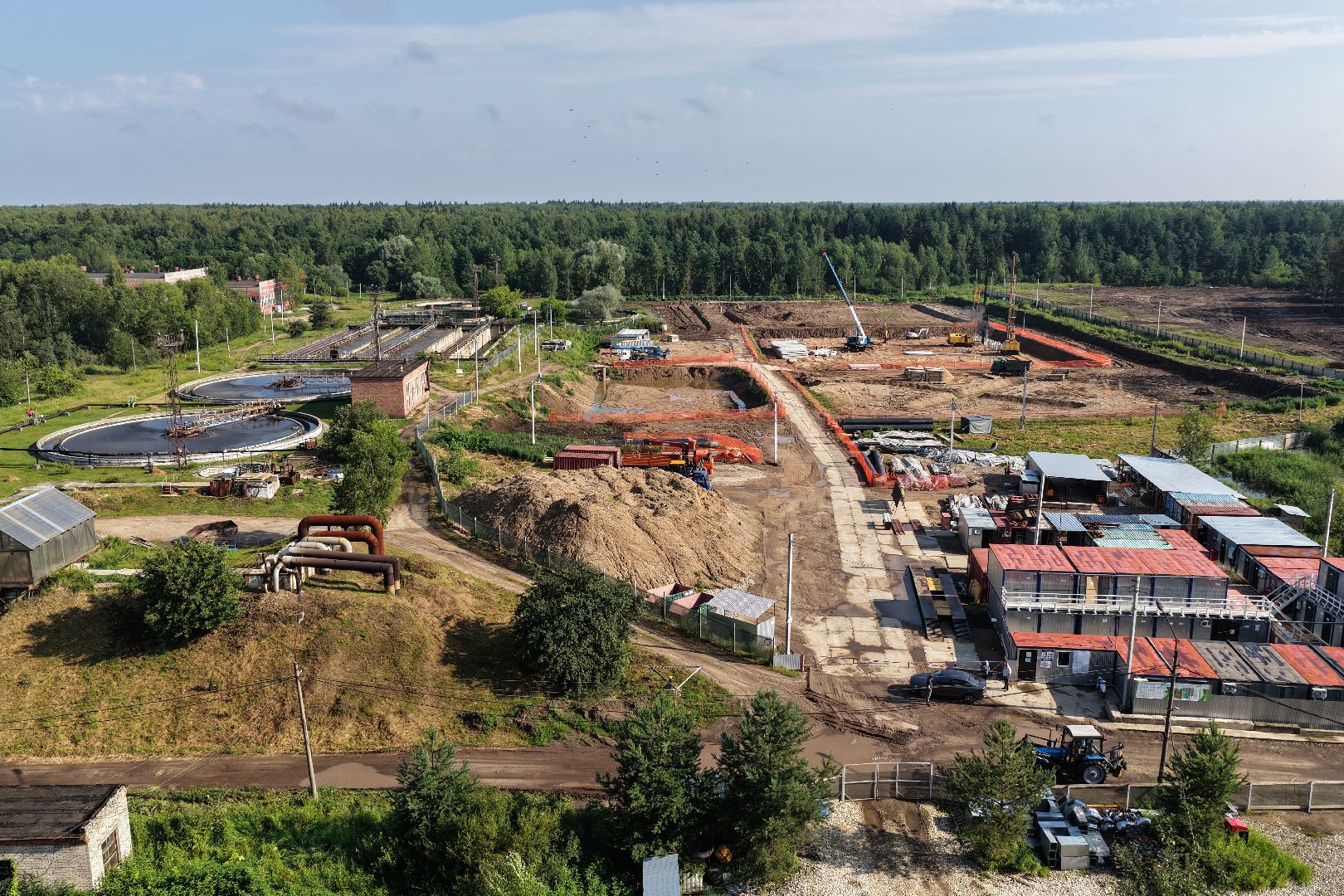 видео с коптера, экология дубна, очистные в дубне,