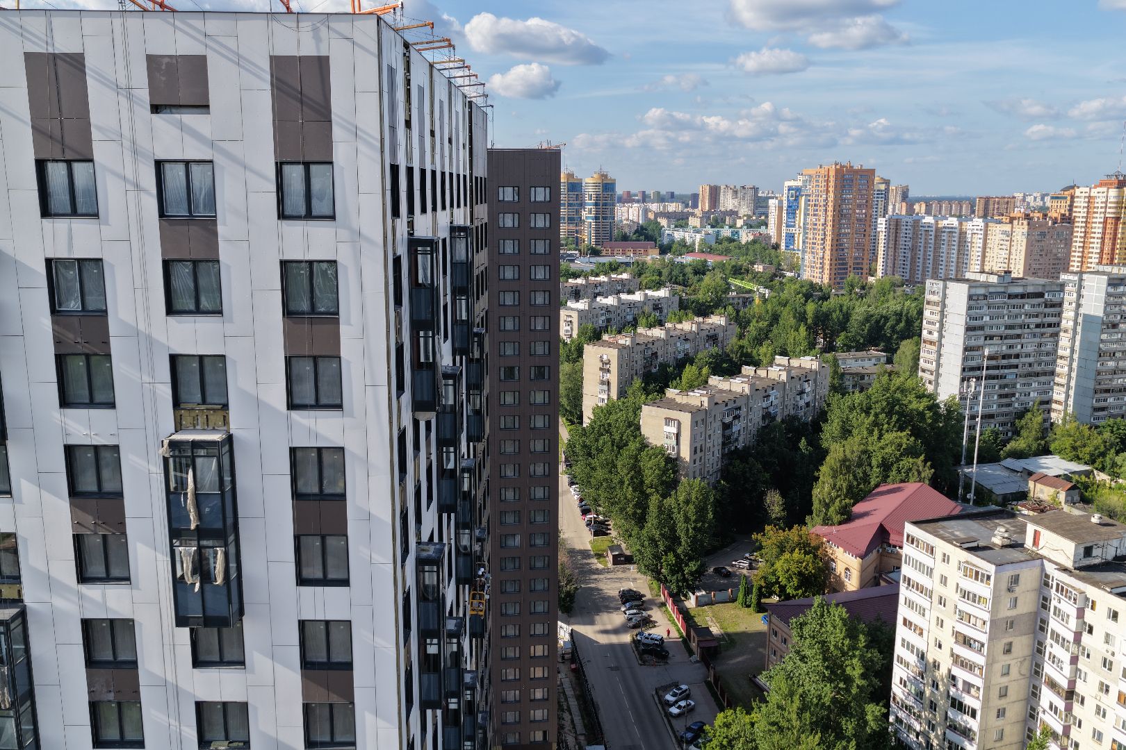 видео с коптера, жк EVO Реутов, строительство реутов,