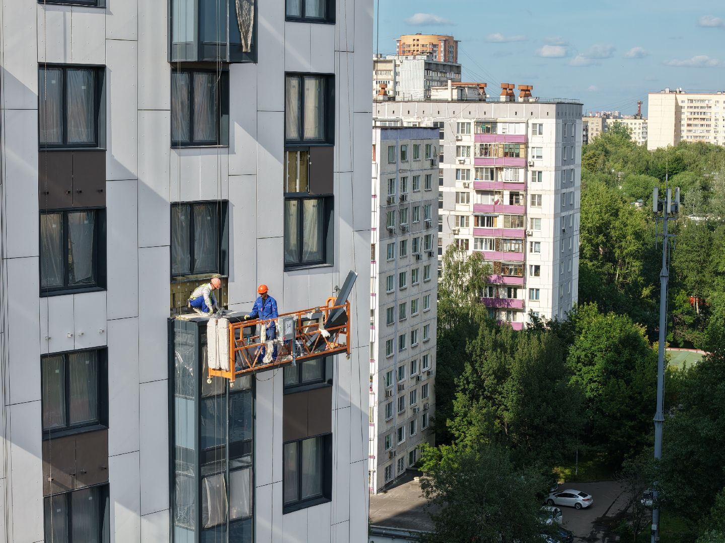 видео с коптера, жк EVO Реутов, строительство реутов,
