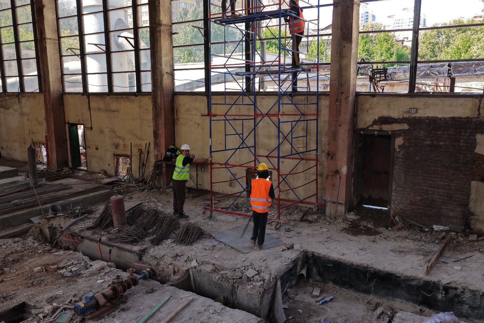 видео с коптера, котельная 1 реутов, модернизация котельной,