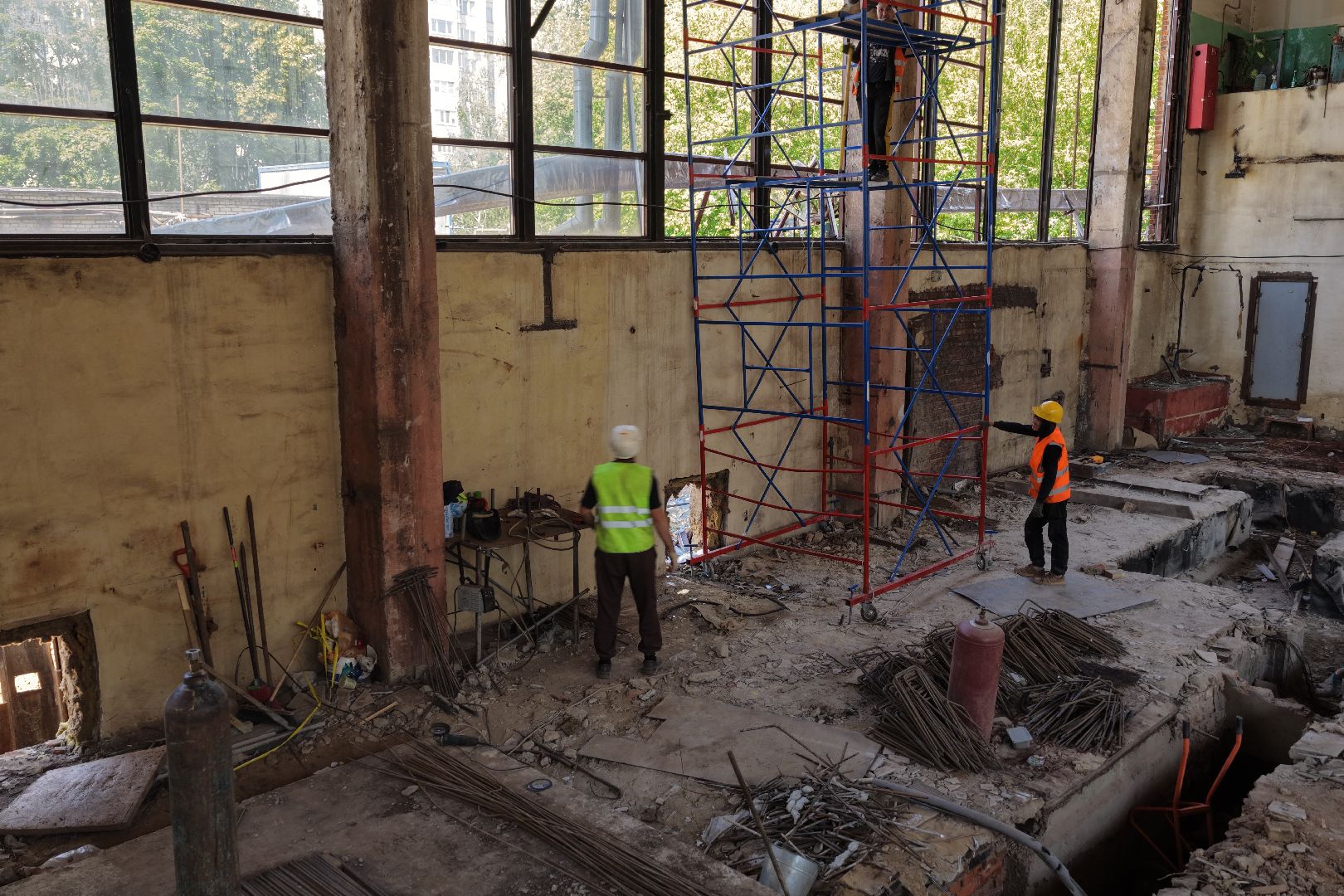 видео с коптера, котельная 1 реутов, модернизация котельной,