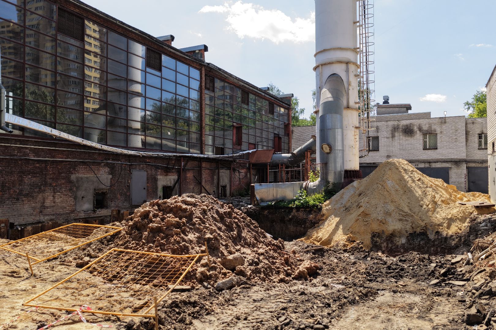 видео с коптера, котельная 1 реутов, модернизация котельной,