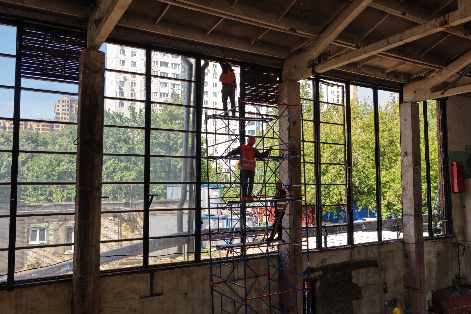 видео с коптера, котельная 1 реутов, модернизация котельной,