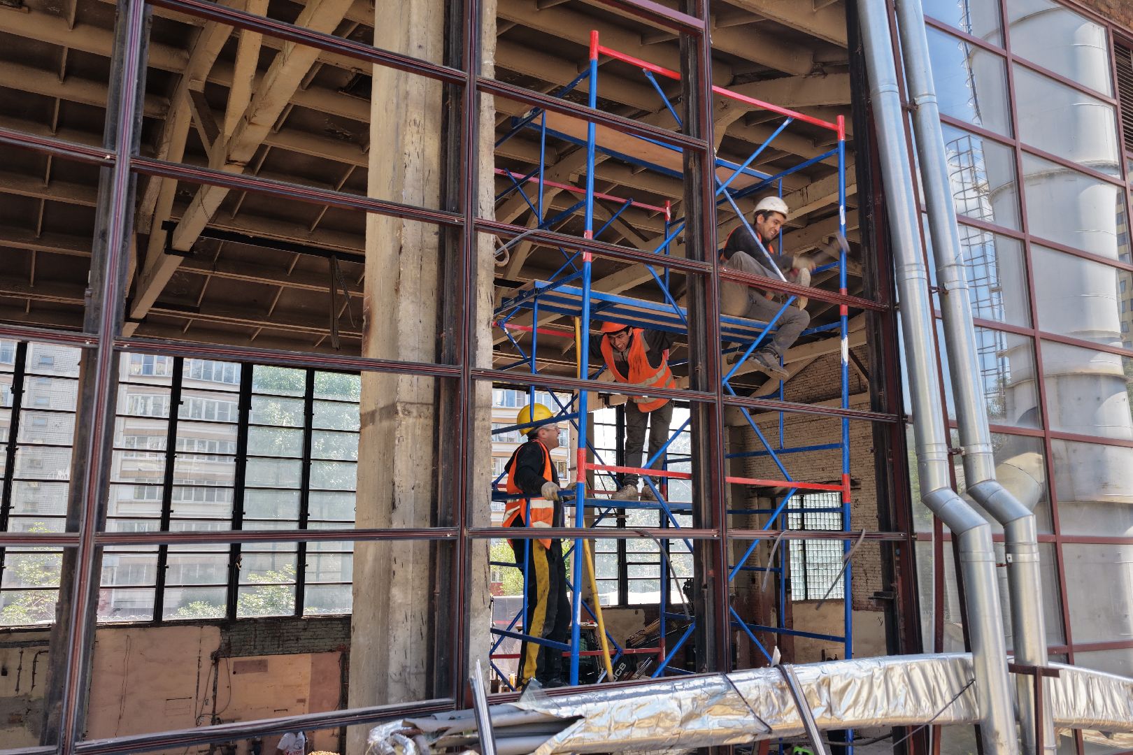 видео с коптера, котельная 1 реутов, модернизация котельной,