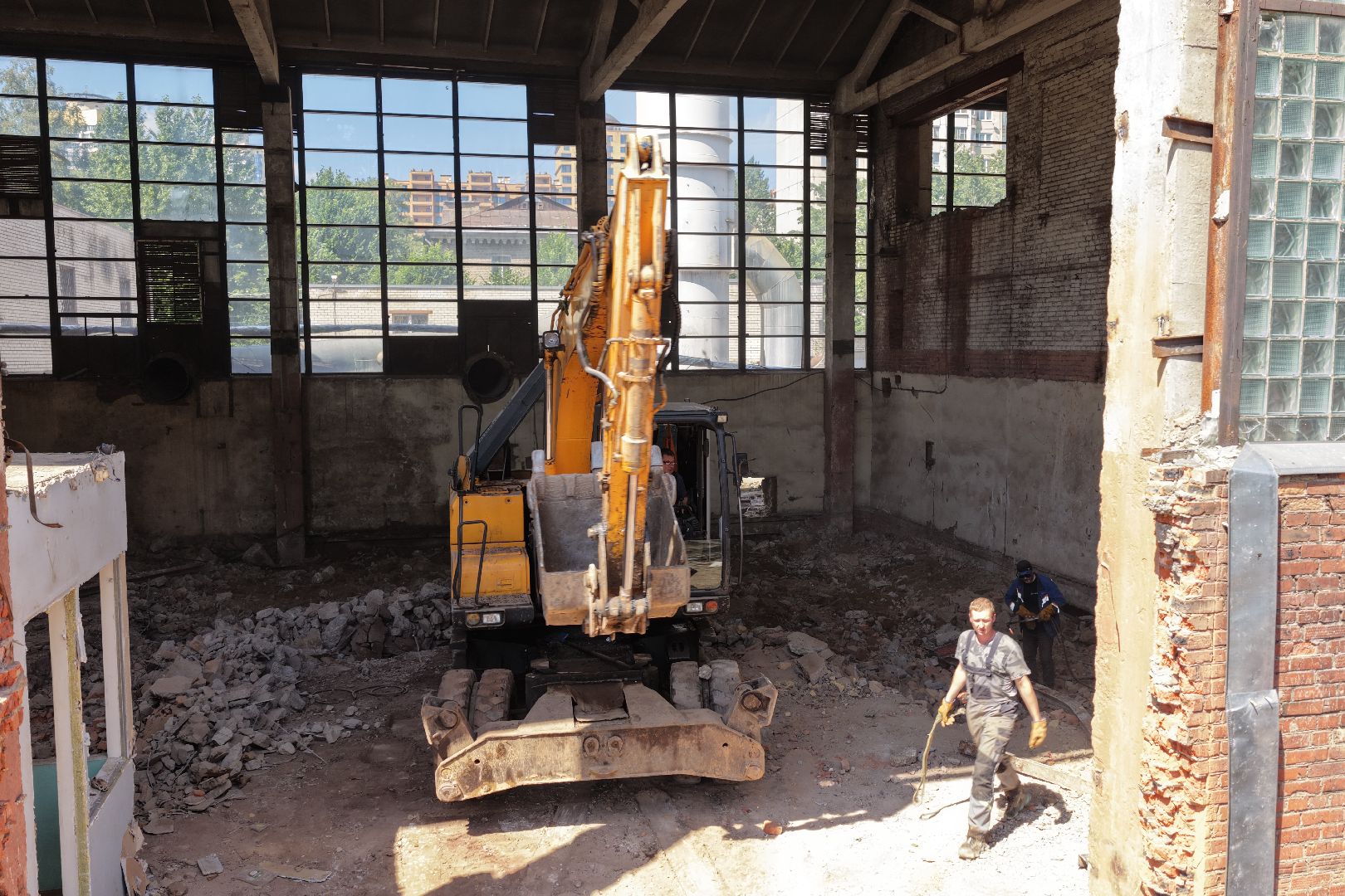 видео с коптера, котельная 1 реутов, модернизация котельной,