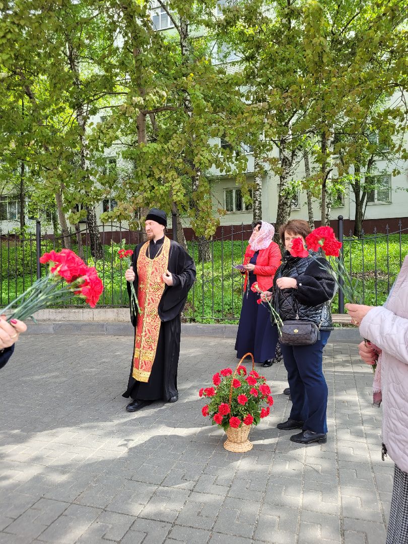 возложение, день победы, дань памяти, ленинский округ, видное, храм,