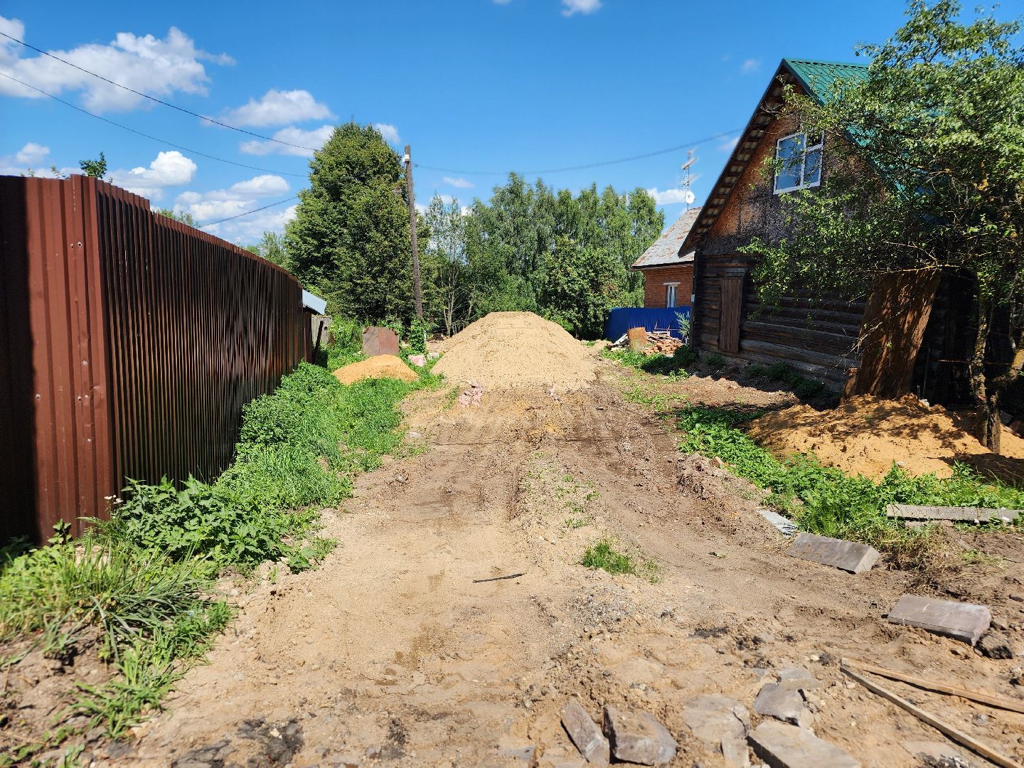 софрино, улица тютчева, ремонт дороги, новый тротуар,