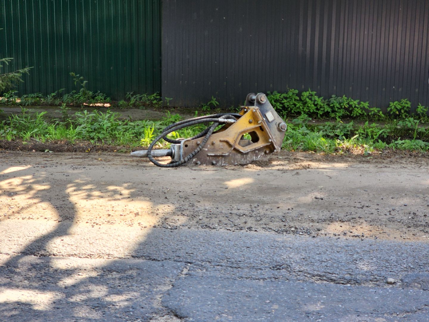 софрино, улица тютчева, ремонт дороги, новый тротуар,