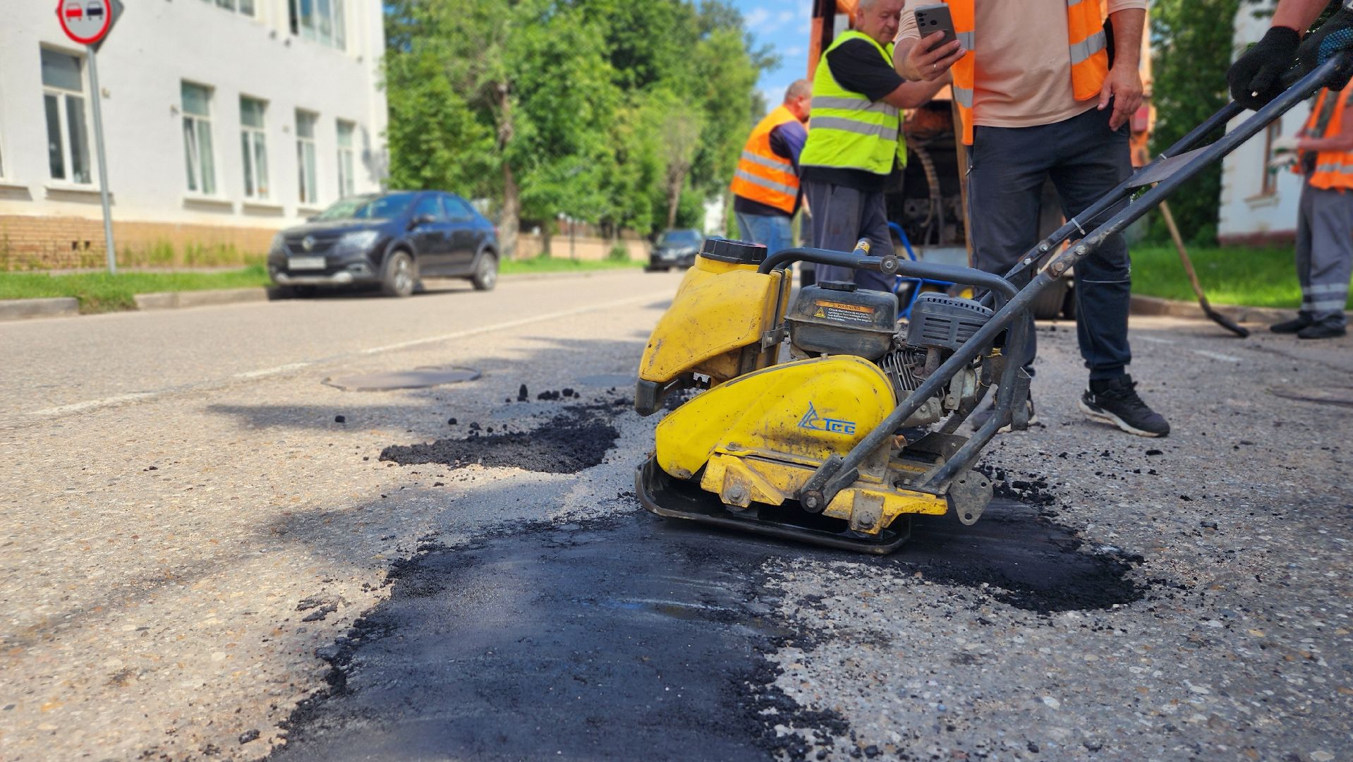 волоколамск, ямочный ремон, ремонт дорог,