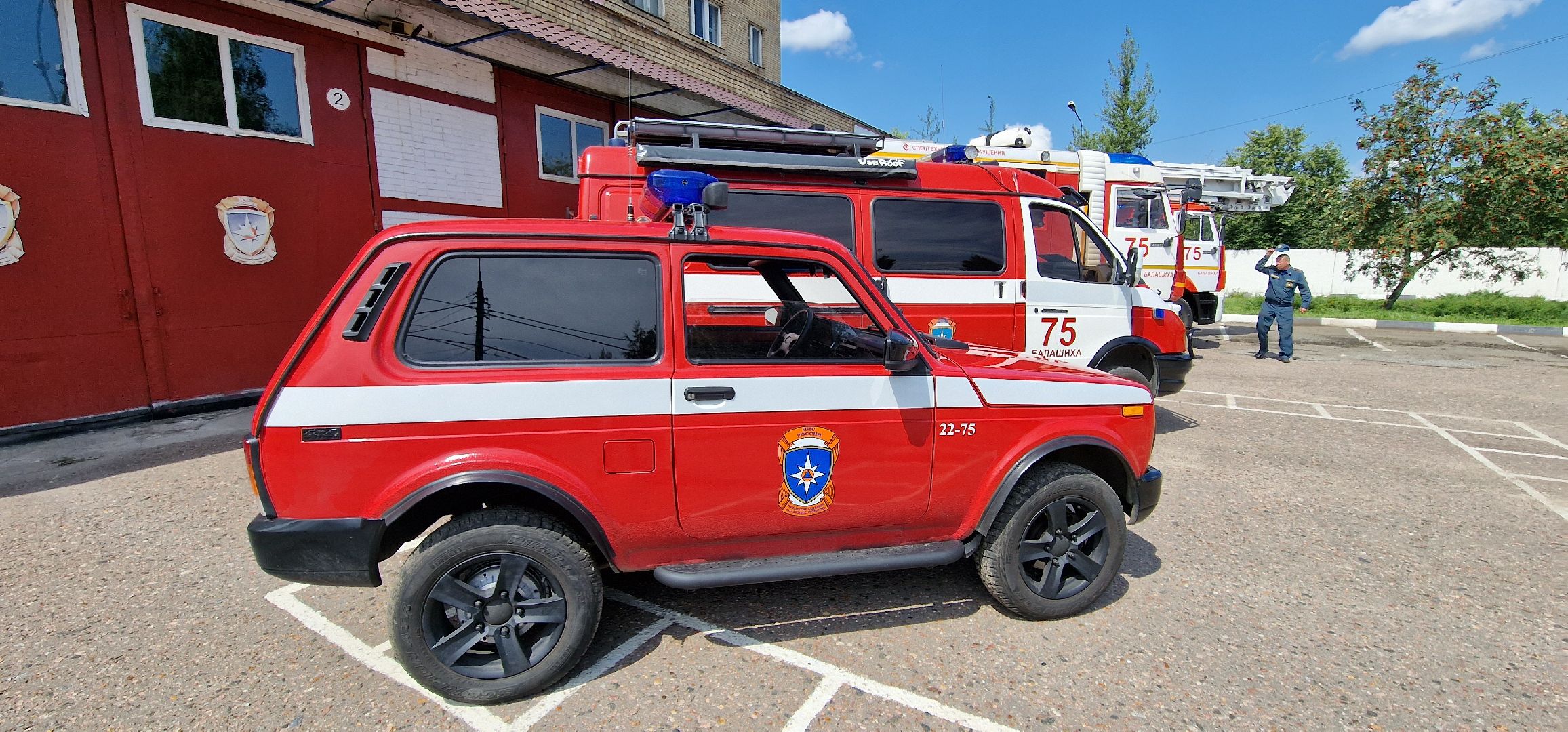 Ольга Варвус, Балашиха, пожарно-спасательная часть 75 балашиха,