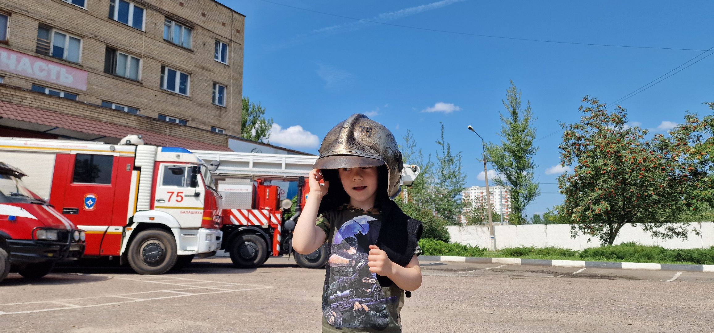 Ольга Варвус, Балашиха, пожарно-спасательная часть 75 балашиха,