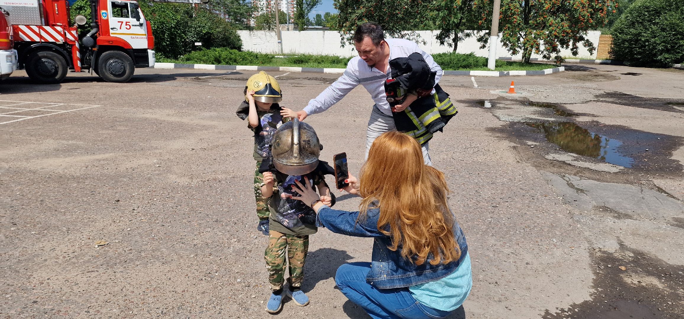 Ольга Варвус, Балашиха, пожарно-спасательная часть 75 балашиха,