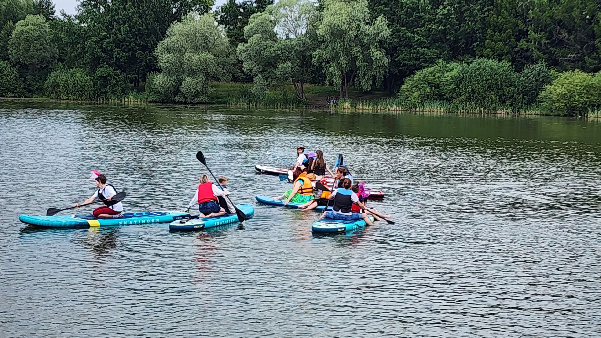 домодедово, подмосковье, день нептуна, сплав, заплыв, сап, сапборд, костюм, культура, общество, дети, царь нептун,
