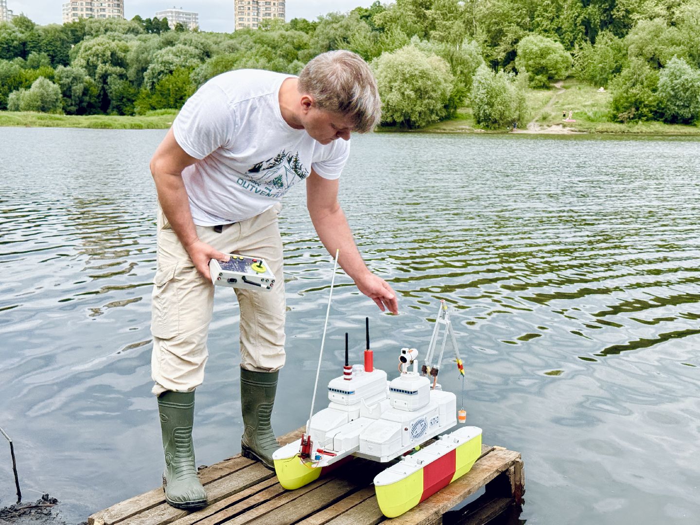 Раменское, борисоглебское озеро, Фестиваль радиоуправляемых гидромоделей, Моделирование,