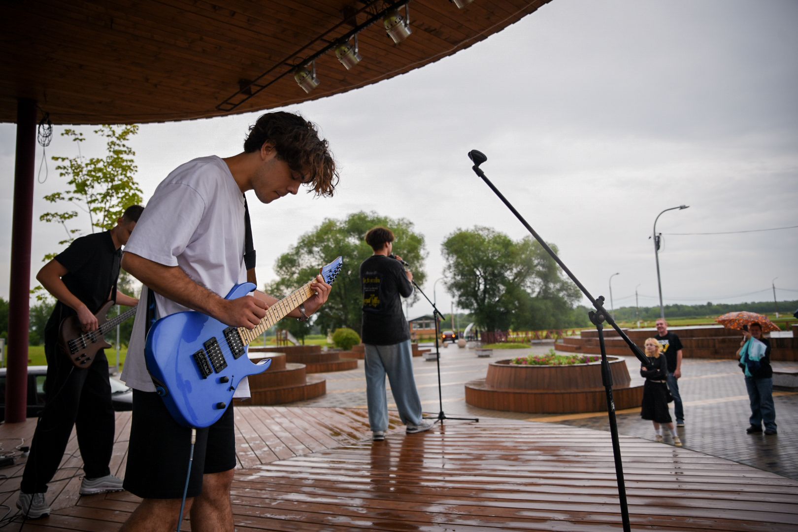 бронницы, ночь в парке бронницы, парк бронницкий луг, альтернативный рок в бронницах, бронницкие музыканты ,