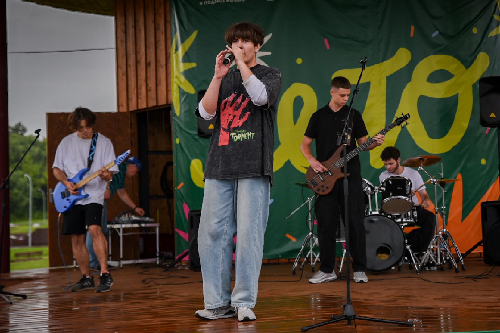 бронницы, ночь в парке бронницы, парк бронницкий луг, альтернативный рок в бронницах, бронницкие музыканты ,