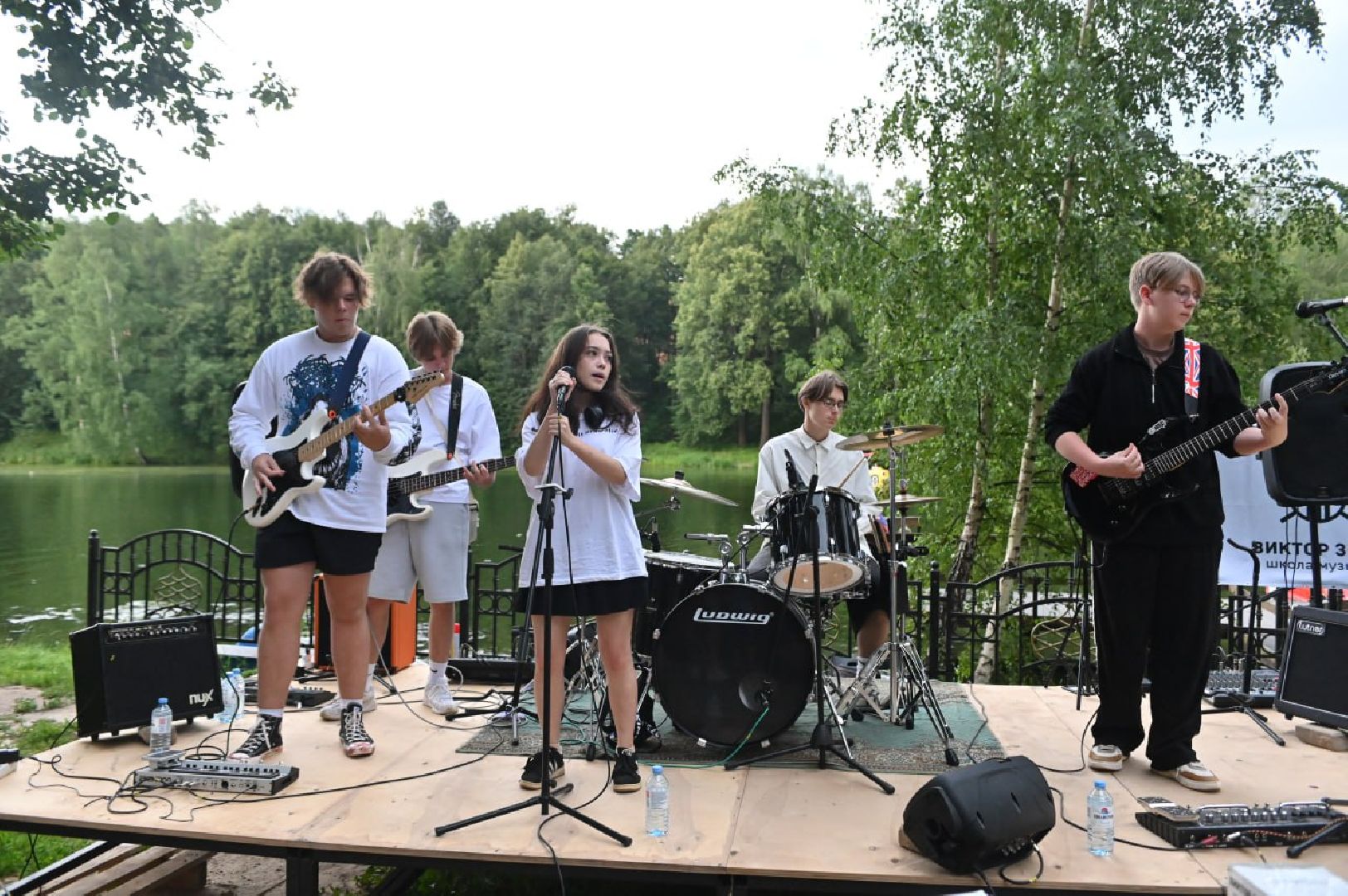 сергиев посад, скитские пруды, ночь в парке, лето в подмосковье, йога, сергиево-посадский муниципальный оркестр, медитация,