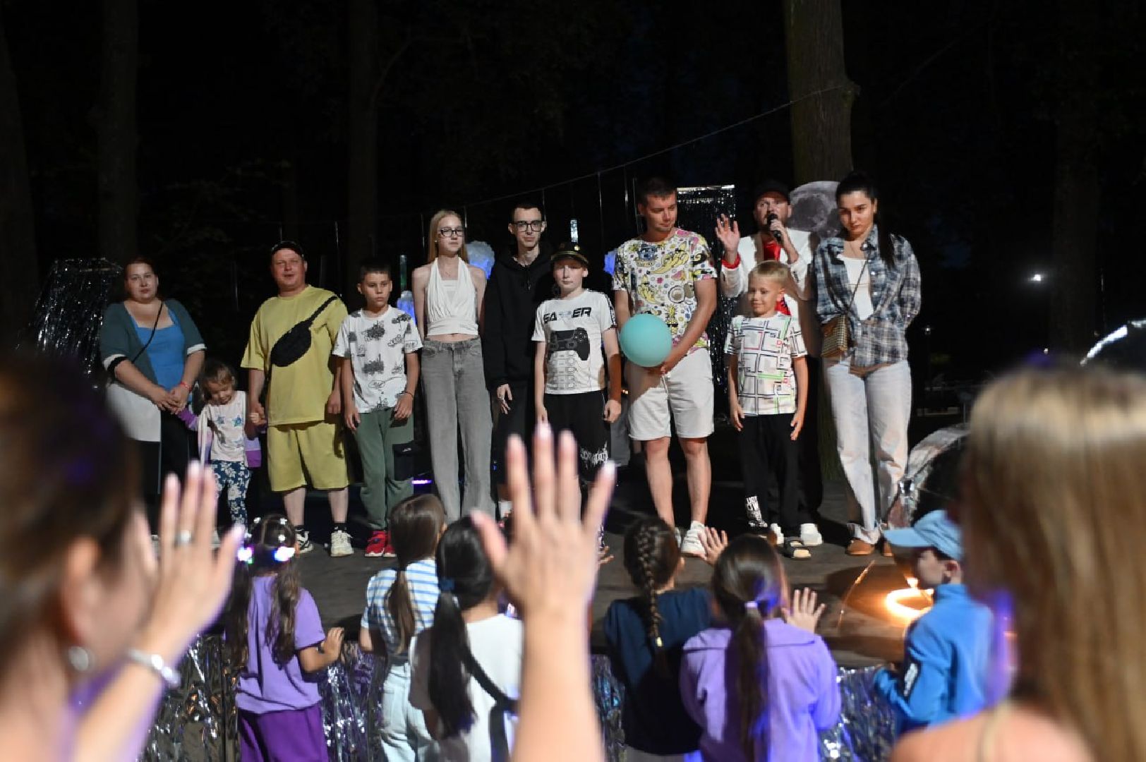 сергиев посад, скитские пруды, ночь в парке, лето в подмосковье, йога, сергиево-посадский муниципальный оркестр, медитация,