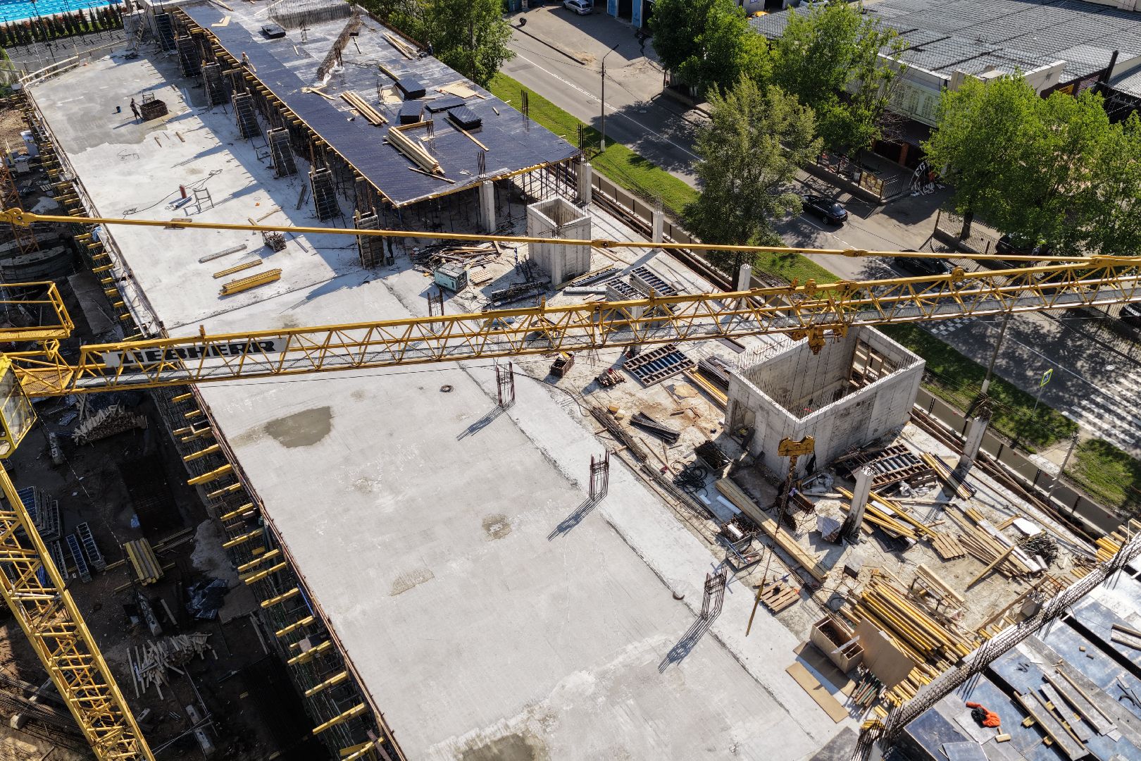 видео с коптера, спорт в реутове, стадион старт, академия вратарского мастерства,