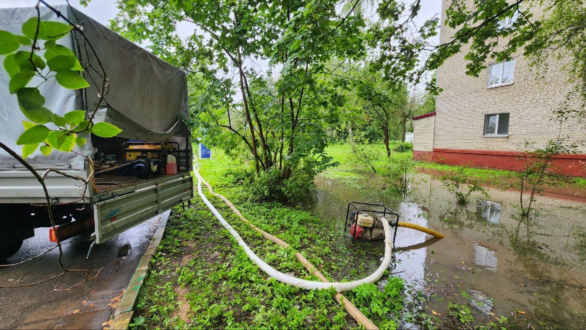 солнечногорск, погода, дождь, устранение последствий,