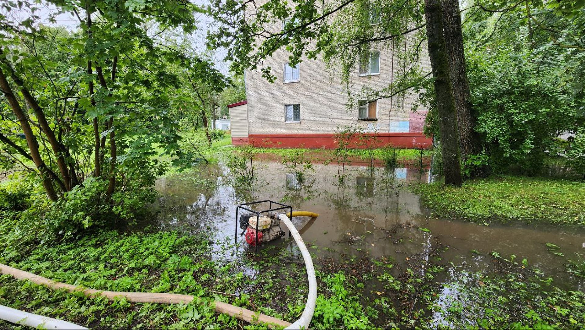 солнечногорск, погода, дождь, устранение последствий,