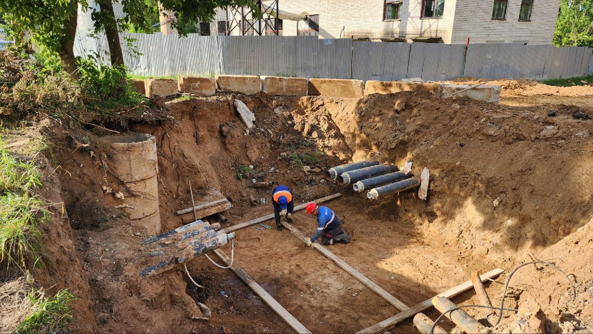 Дмитров, Деденево, Ремонт теплосети, МинЖКХ,