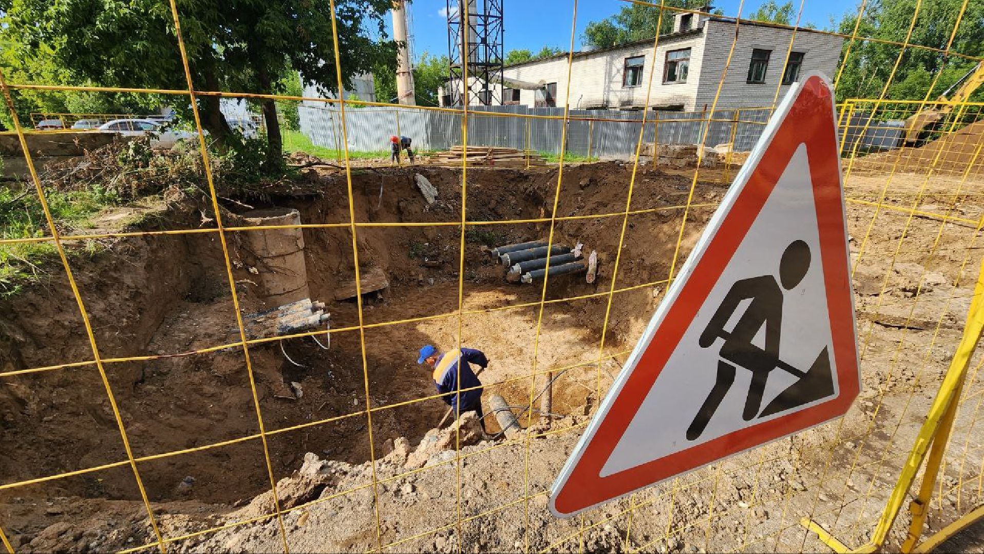 Дмитров, Деденево, Ремонт теплосети, МинЖКХ,