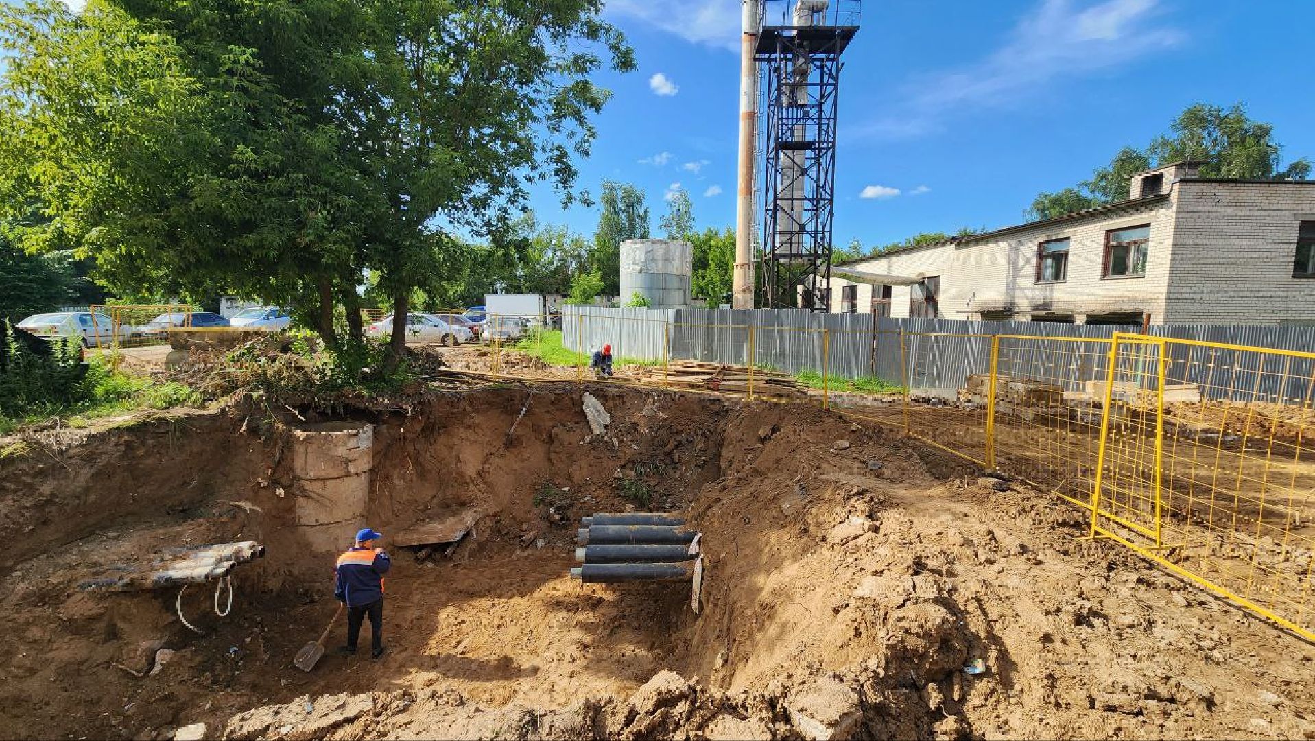 Дмитров, Деденево, Ремонт теплосети, МинЖКХ,