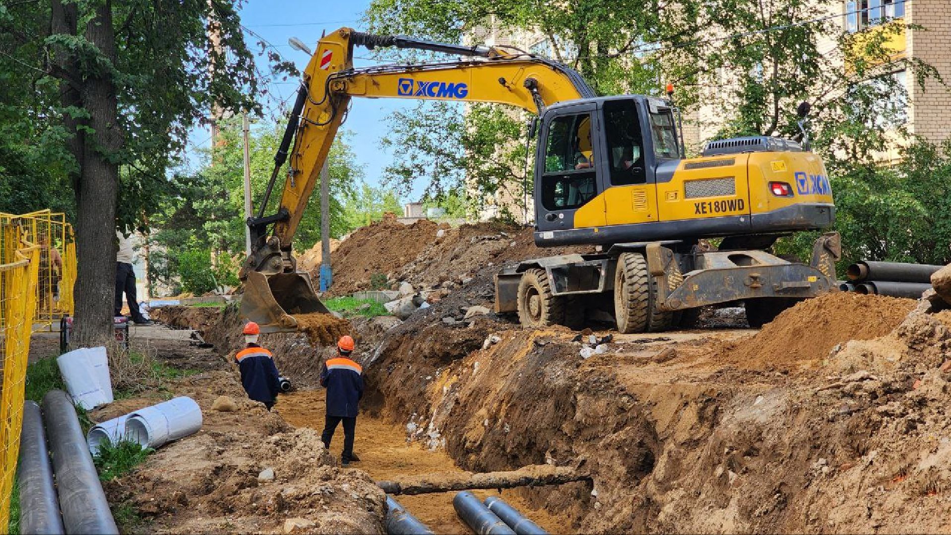 Дмитров, Деденево, Ремонт теплосети, МинЖКХ,