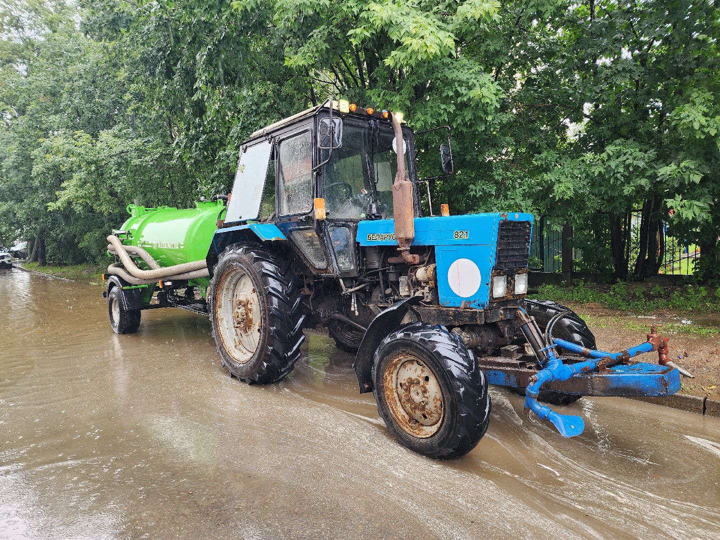 подтопления, ливень, коммунальные службы,  старая купавна, богородский городской округ,