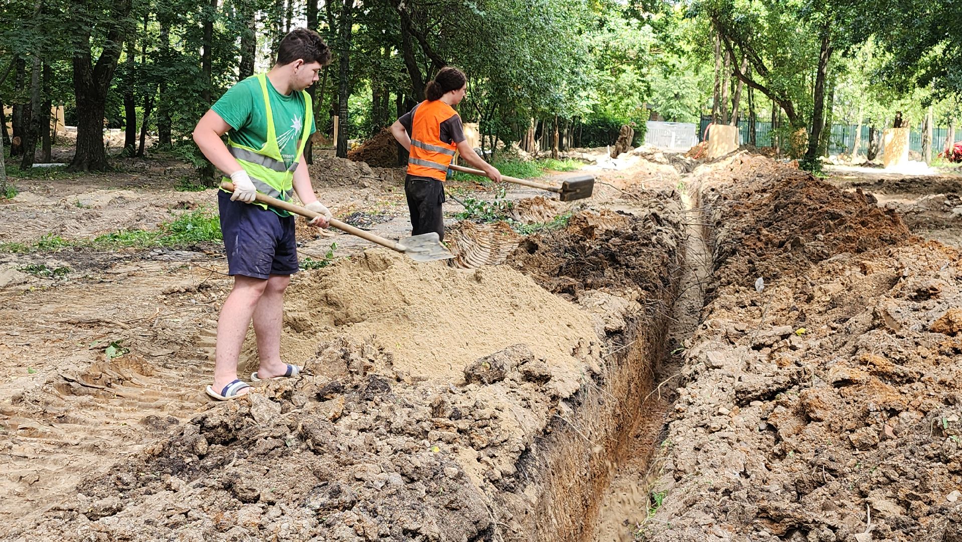серпухов, подмосковье, капремонт парка, парк питомник,