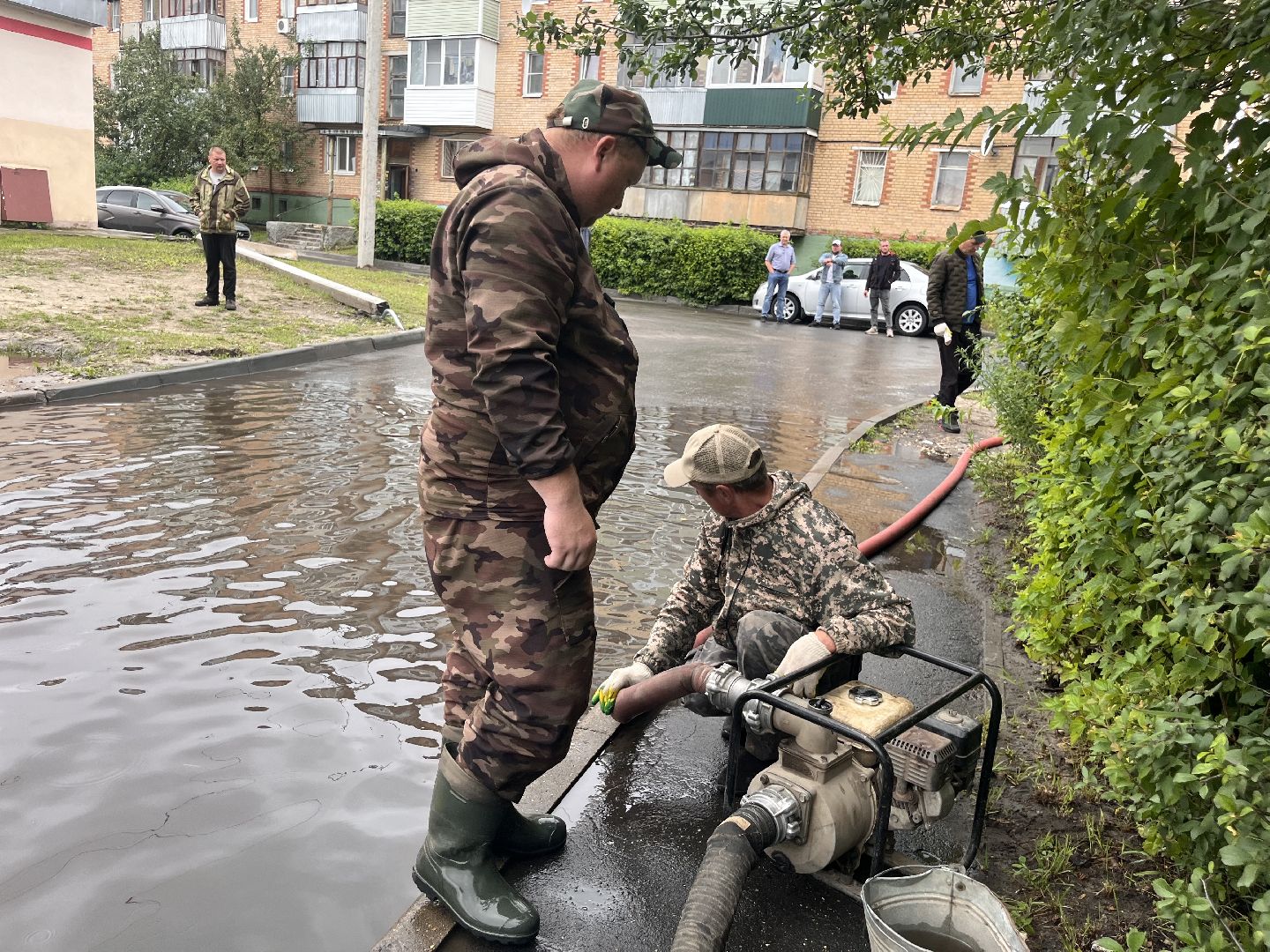 Шатура, ливни,