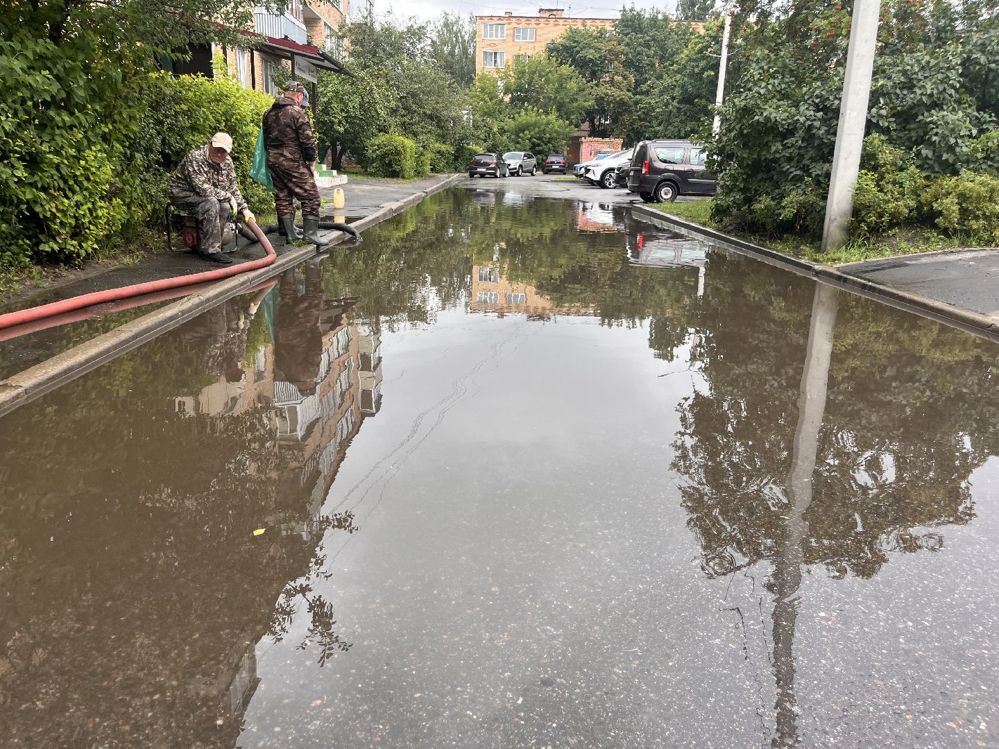 Шатура, ливни,