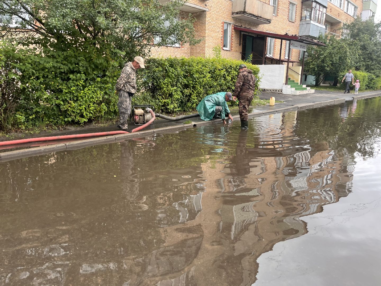 Шатура, ливни,