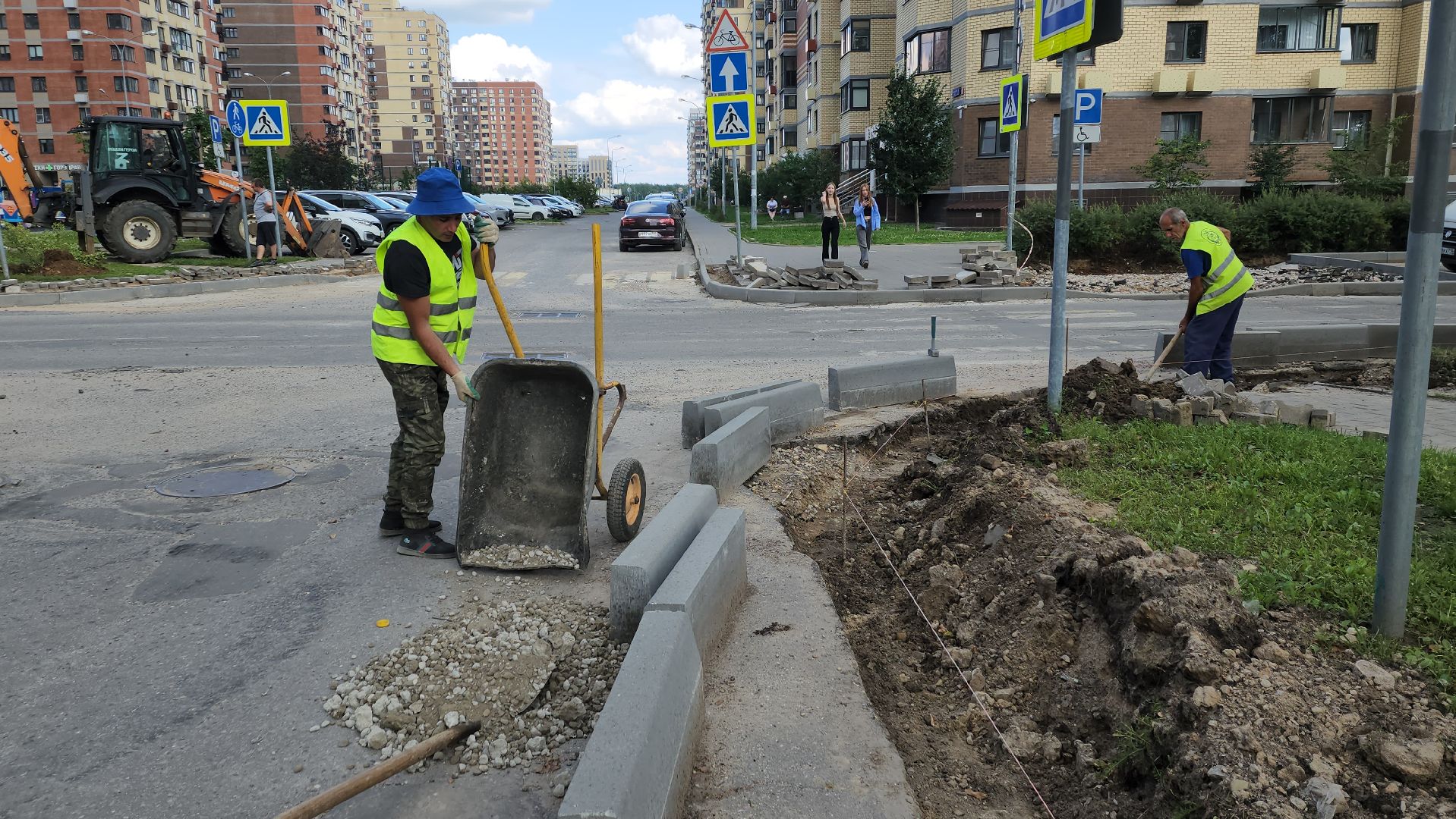 вертикалки, пушкино, новое пушкино,дорожный ремонт, ремонт асфальтового покрытия, бордюры, переход, подрядная организация,программа губернатора мо, президентские проекты,ремонт дороги,