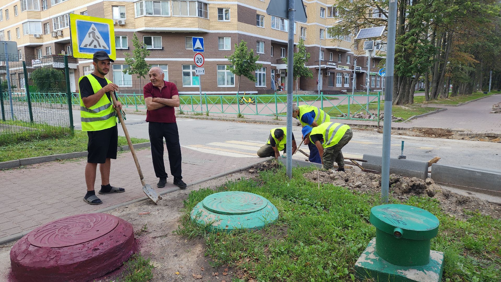 вертикалки, пушкино, новое пушкино,дорожный ремонт, ремонт асфальтового покрытия, бордюры, переход, подрядная организация,программа губернатора мо, президентские проекты,ремонт дороги,