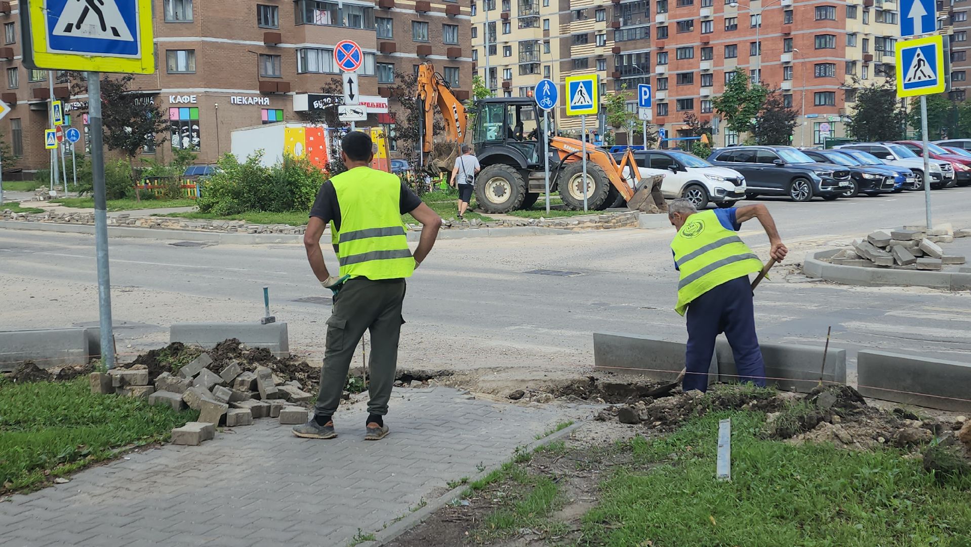 вертикалки, пушкино, новое пушкино,дорожный ремонт, ремонт асфальтового покрытия, бордюры, переход, подрядная организация,программа губернатора мо, президентские проекты,ремонт дороги,