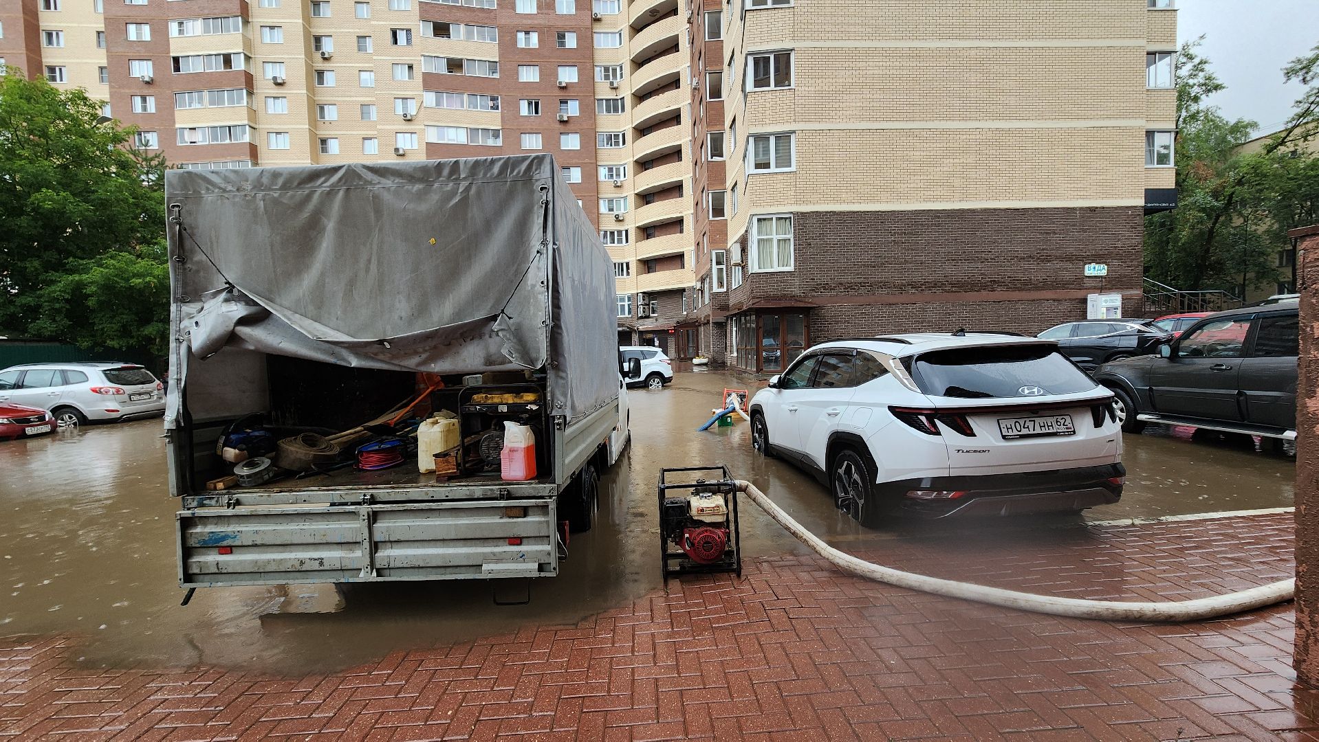 солнечногорск, улица баранова, жкх, ливень,