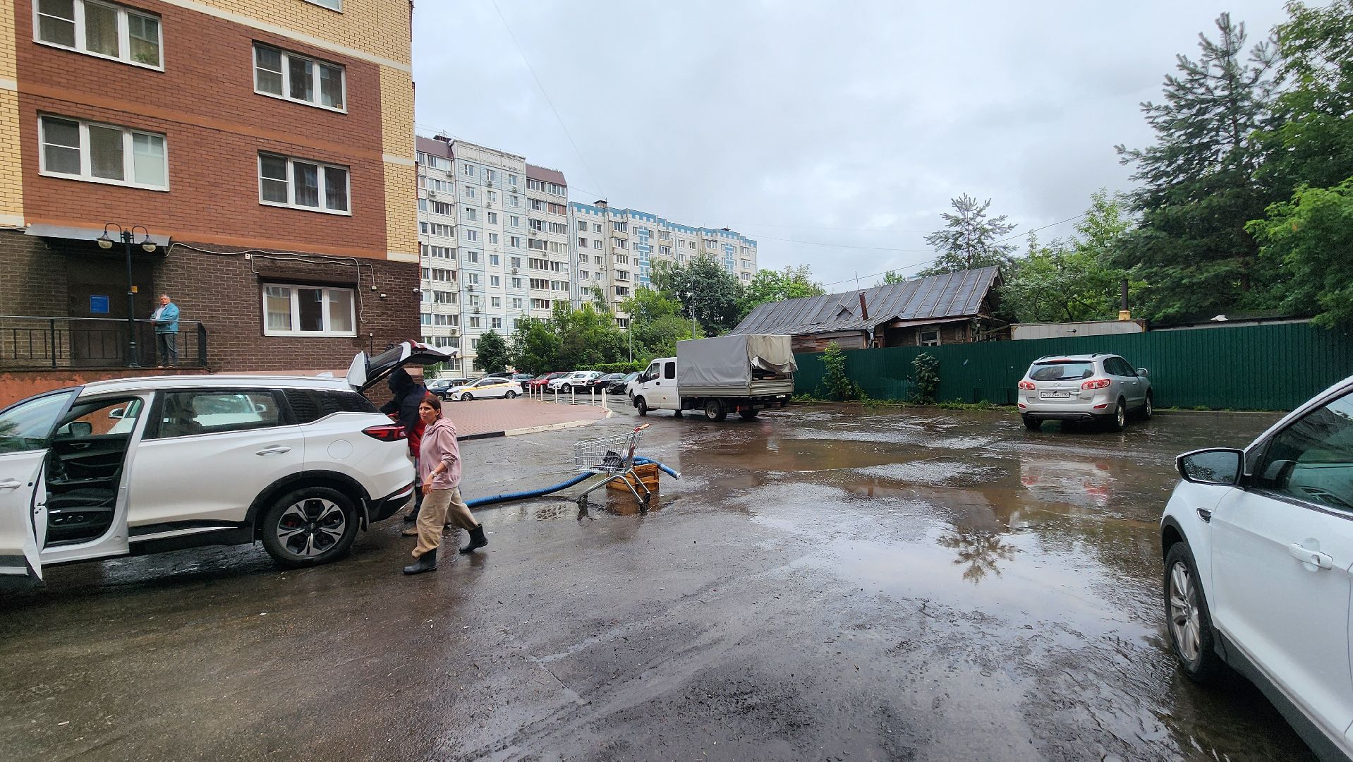 солнечногорск, улица баранова, жкх, ливень,