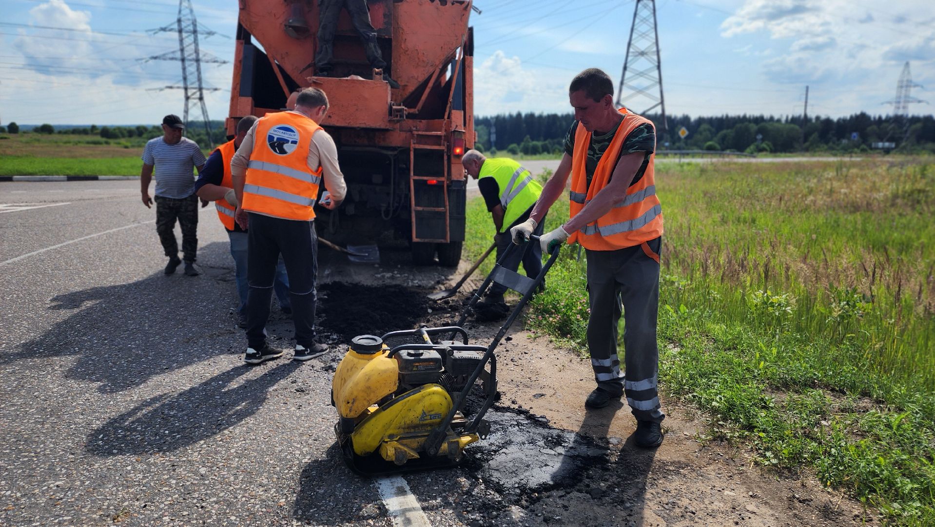 волоколамск, ремонт дорог, ямочный ремон,